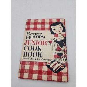 Vintage 1963 Better Homes and Gardens Junior Cookbook Hardcover